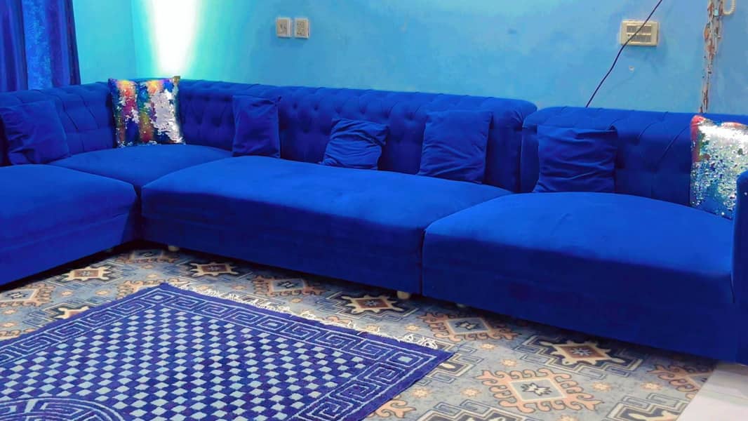 Full corner sofa set+long chairs+2sofa set 3