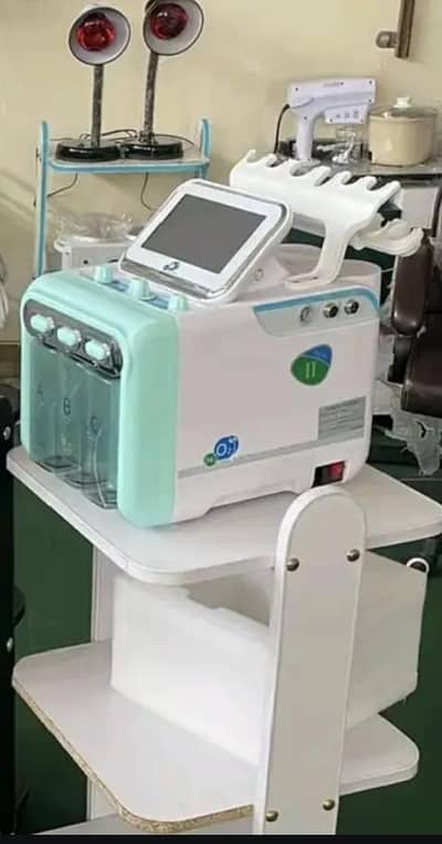 Haydera facial machine hair saloon all ok urgent call