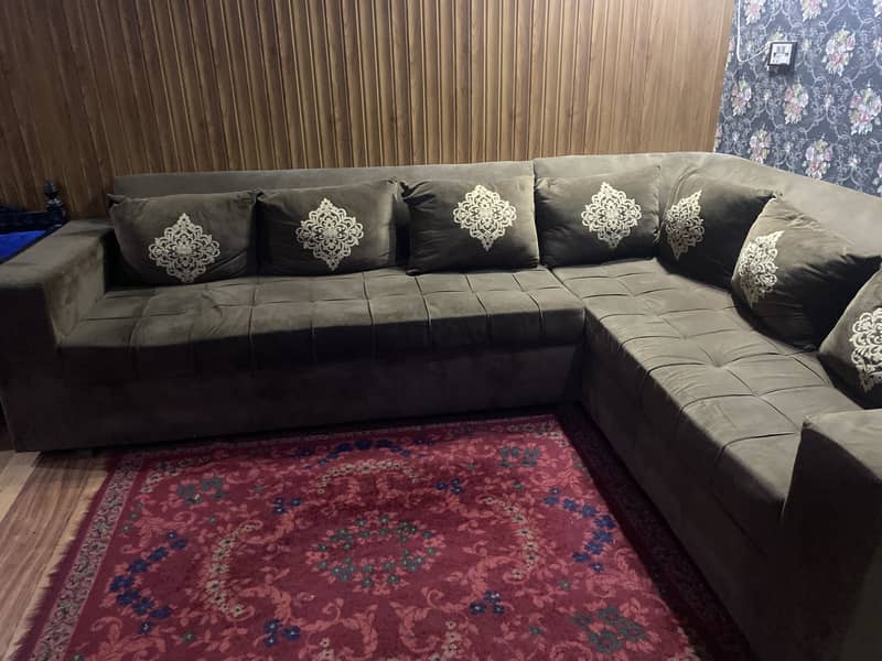 L shape sofa 2