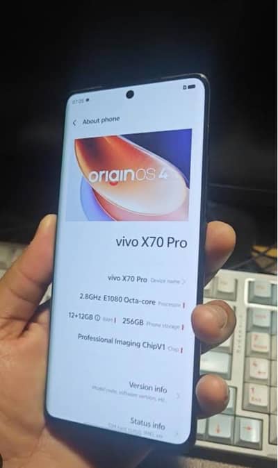 Vivo X70pro 5G Dule sim PTA aproved DSLR zeeis cemors
