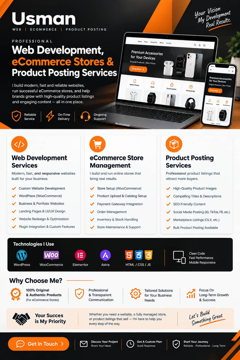 Professional Website & eCommerce Store Development Services 0