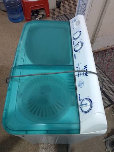 Haier washing machine with dryer