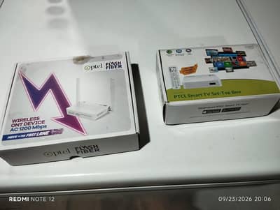 Flash Fiber Wireless Modem and Smart TV Set Box
