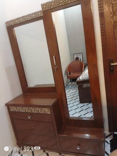 wooden dressing table