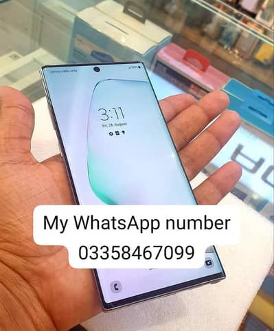 Samsung Mobile Note 10 Plus 12 256 GB memory