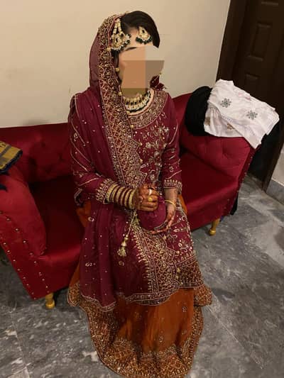 barat dress lehnga with long shirt with set