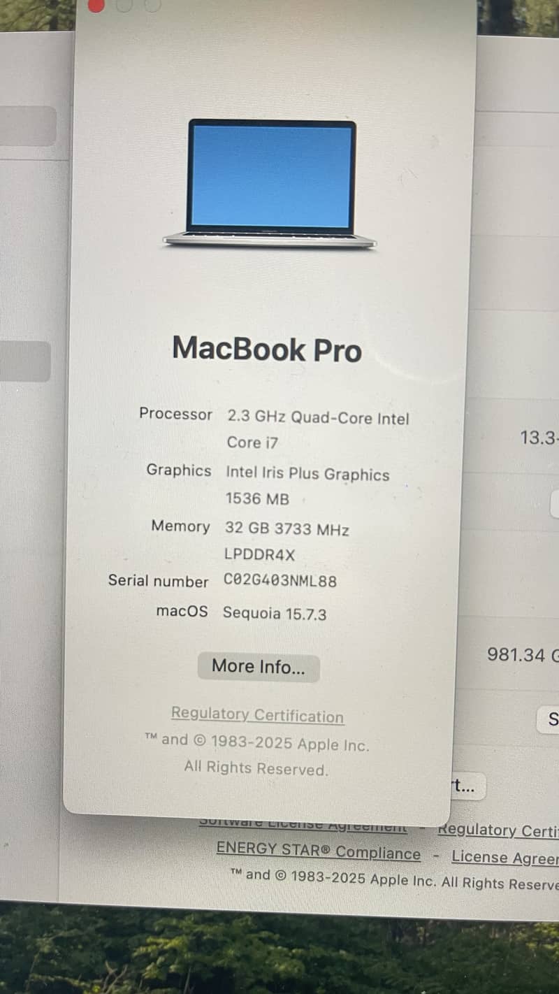 Macbook Pro 2020 5