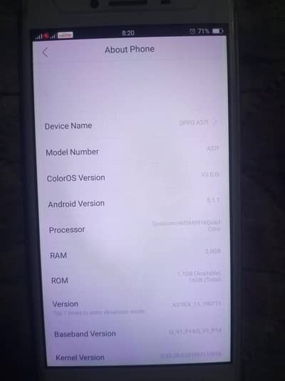 OPPO A37