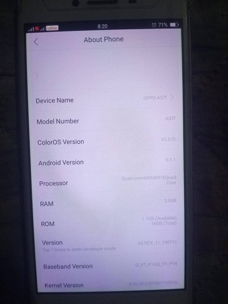 OPPO A37 0