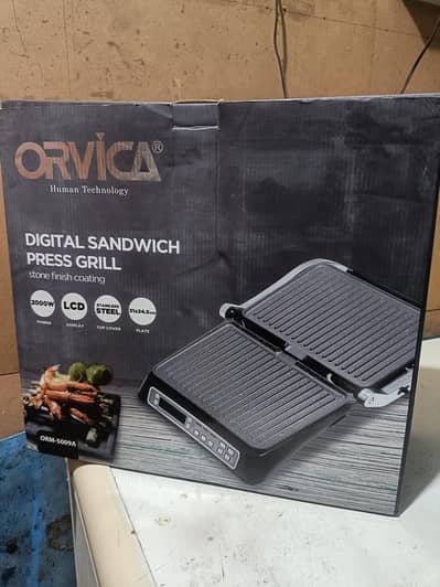 Orvica Digital sandwich press grill maker