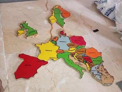 Europe map puzzles