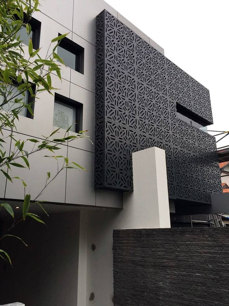 ACP Wall Cladding,Interior,Aloucbond, Front Elevation,Spider Glass 2