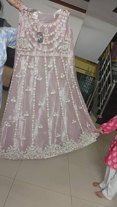 new maxi for party wear in two colours semistich