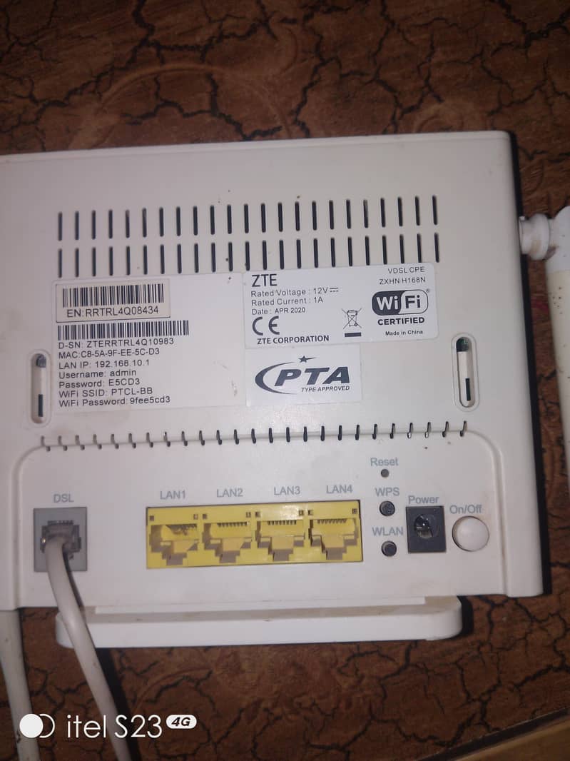 PTCL modem 3
