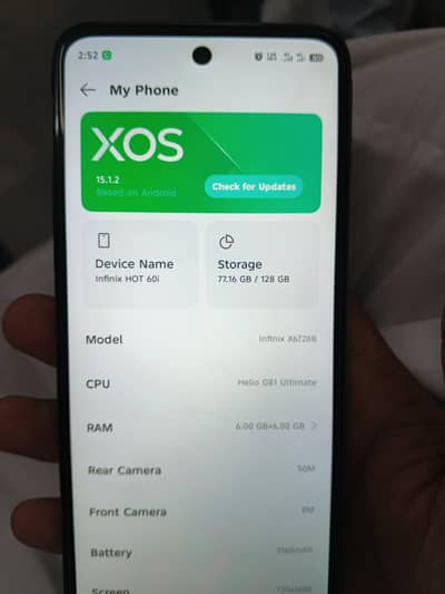 Infinix hot 60i