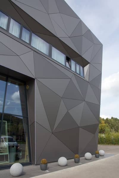 Acp wall cladding, Aluminium Composite Panel, Front Elevation