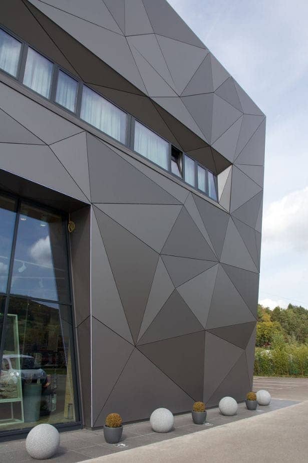 Acp wall cladding, Aluminium Composite Panel, Front Elevation 0