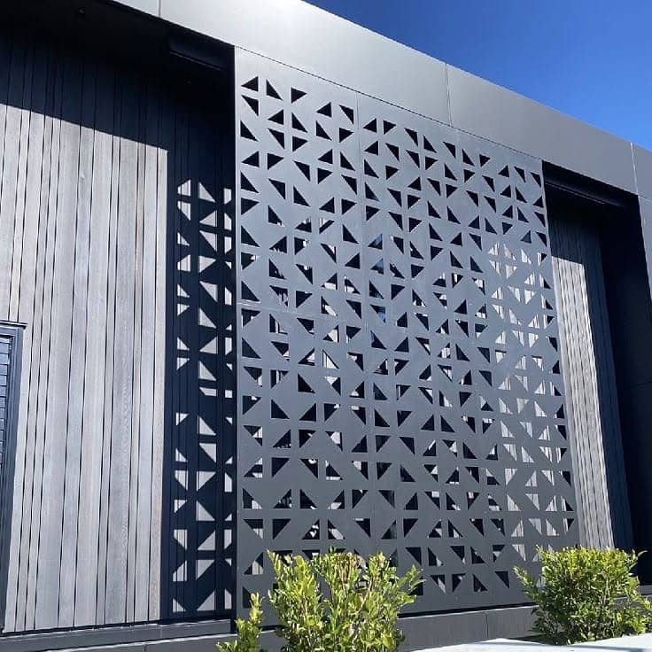 Acp wall cladding, Aluminium Composite Panel, Front Elevation 2