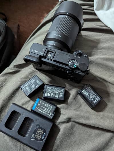 Sony A6400 with lens
