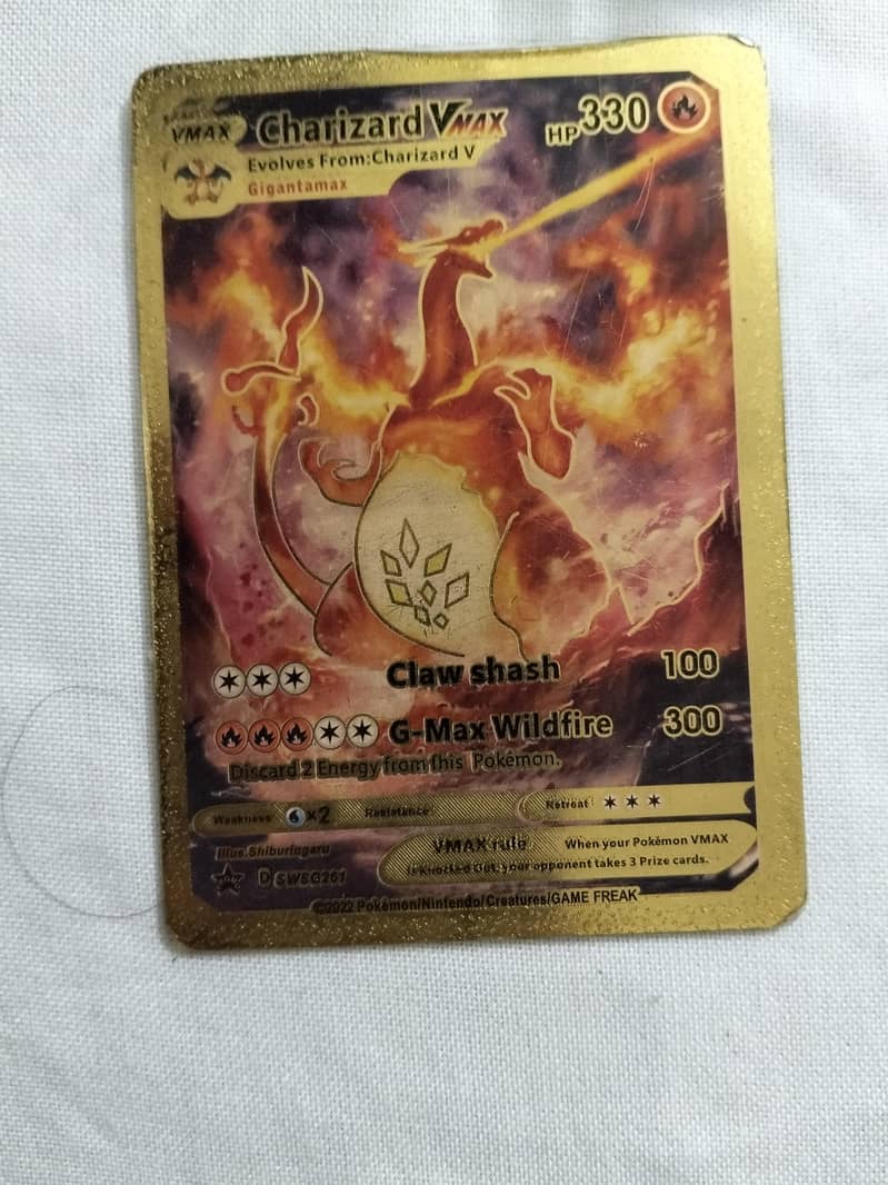 Charizard v max card 0