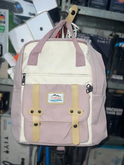 Fumiao Fashion Korean-Style Pastel Colorblock Backpack
