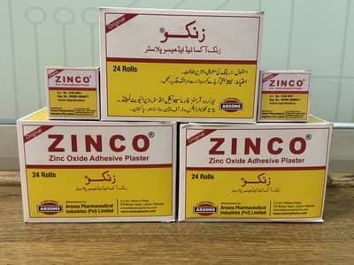 Zinco Zinc Oxide Adhesive Plaster - Medical Tape