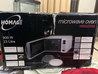 brand new microwave oven untouch