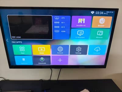Smart LED TV with extra smart box