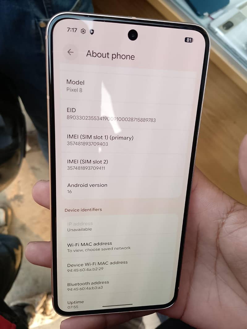 Google Pixel 8 7