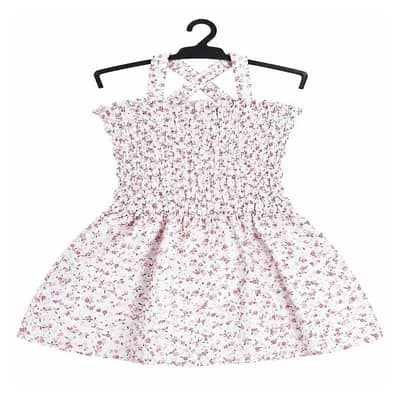 Baby Girl Floral Smocked Frock for 3 to 18 Months