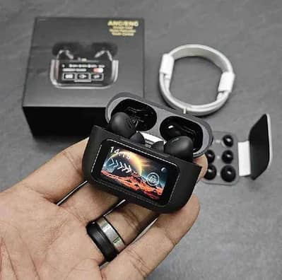 A9 Pro Wireless Earbuds | Touch Screen Case | Premium AirPods Pro Sty