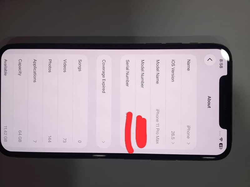 Apple iPhone 11 Pro Max 8
