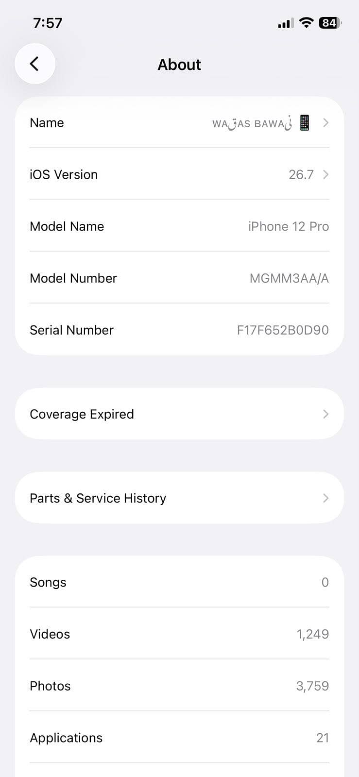 Apple iPhone 12 Pro 8