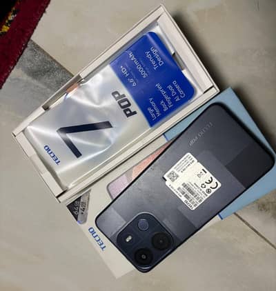 Tecno POP 7    4/64 GB 10/10 Condition