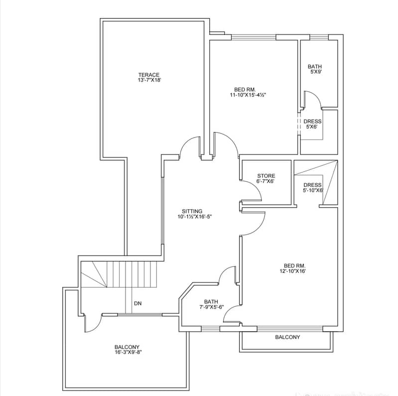 House plan 2d 2