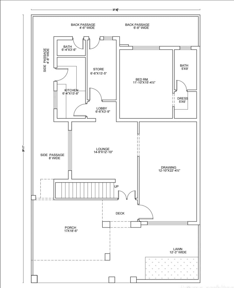 House plan 2d 3