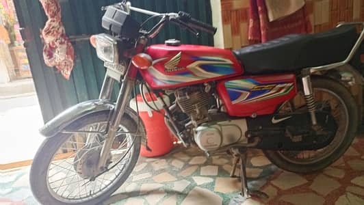 Honda 125 used condition biomatric on the sport
