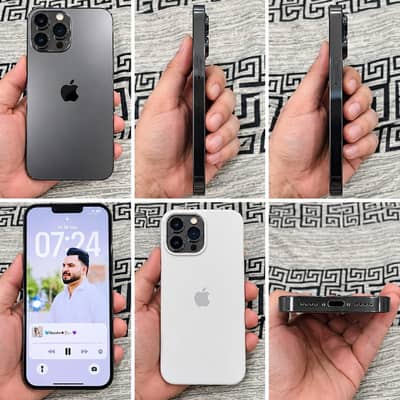 Apple iPhone 13 Pro Max Factry unlock 128gb health86 Watar pack