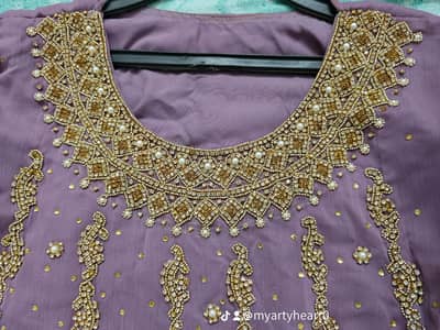 Beautiful purple frok