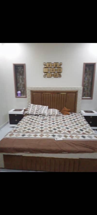 urgent sale bed set with matters and dressing table and side tables