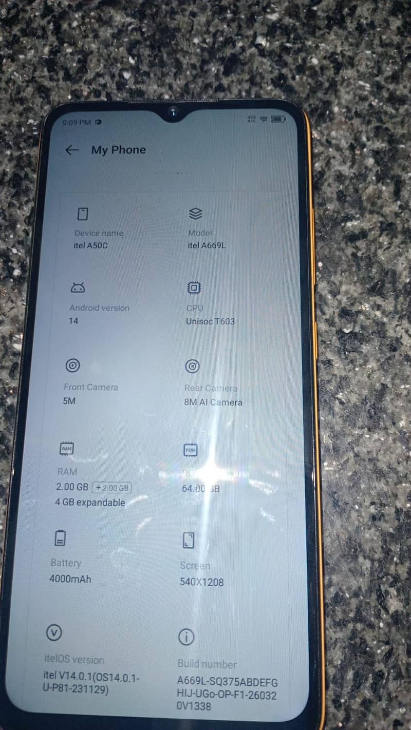 Itel A50C 4
