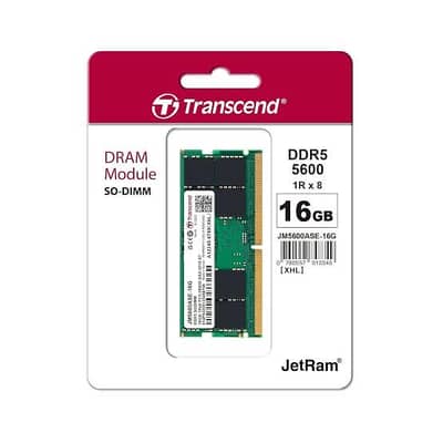 Transcend DDR5 16gb RAM 5600 Mhz. Gaming laptop Ram