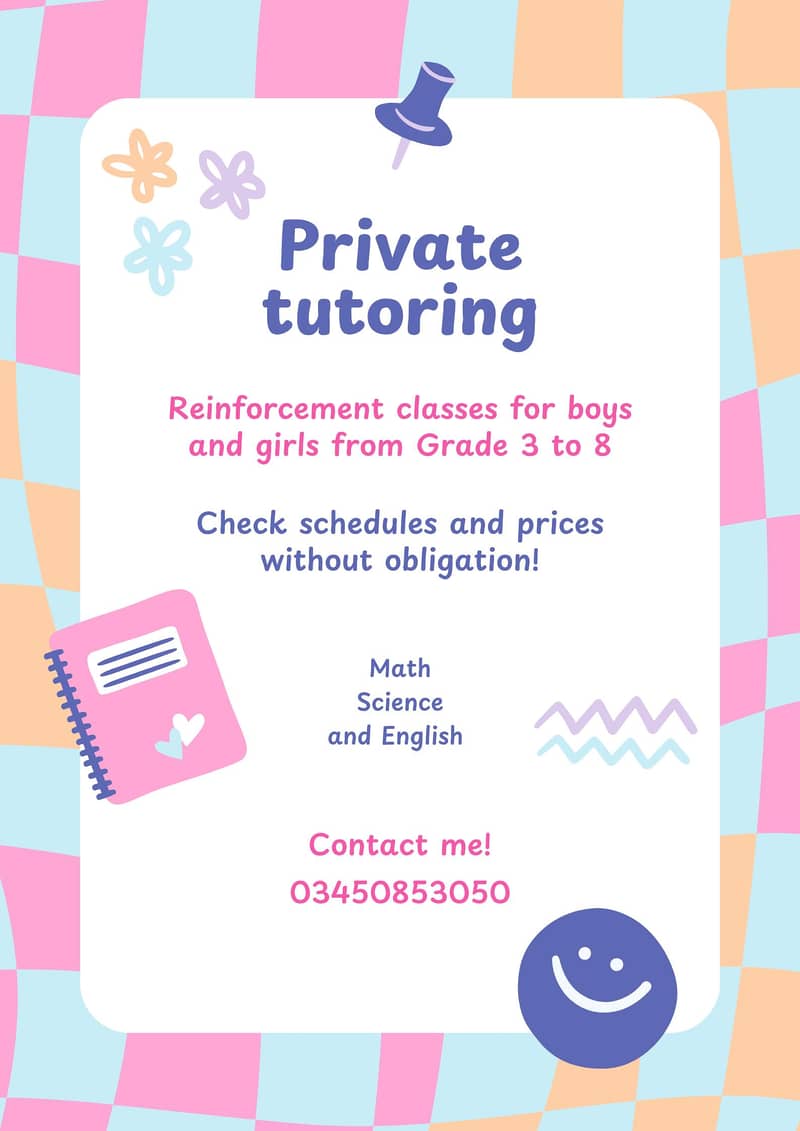 Tutor for junior classes 0