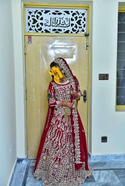 Bridal lehnga (Red Colour)