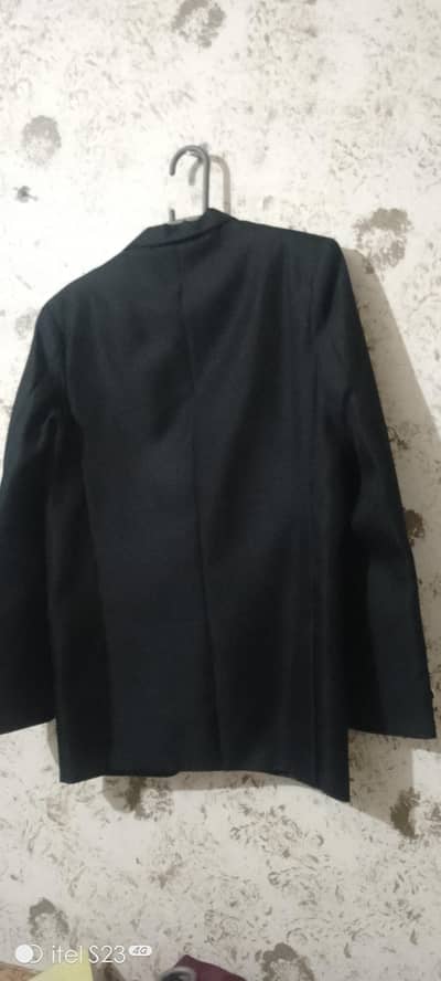 3 pieces pent coat black