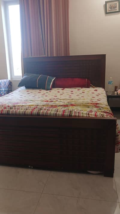 double bed with mattress for sale
