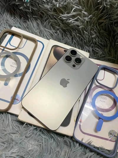 Apple iPhone 15 Pro Max Urgent for Sale PTA Approved With Complete Box ...