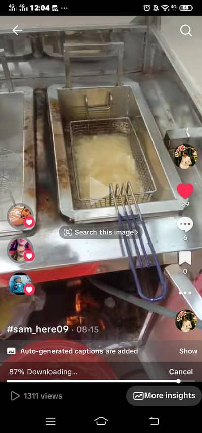 fries counter complete setup