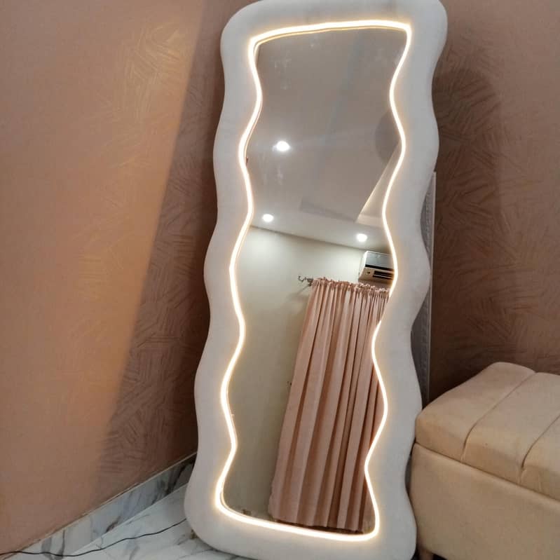 Bed set with full light mirror 5