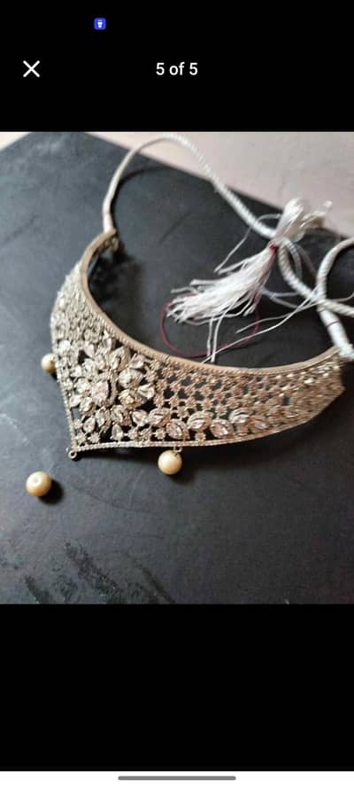 silver bridal set